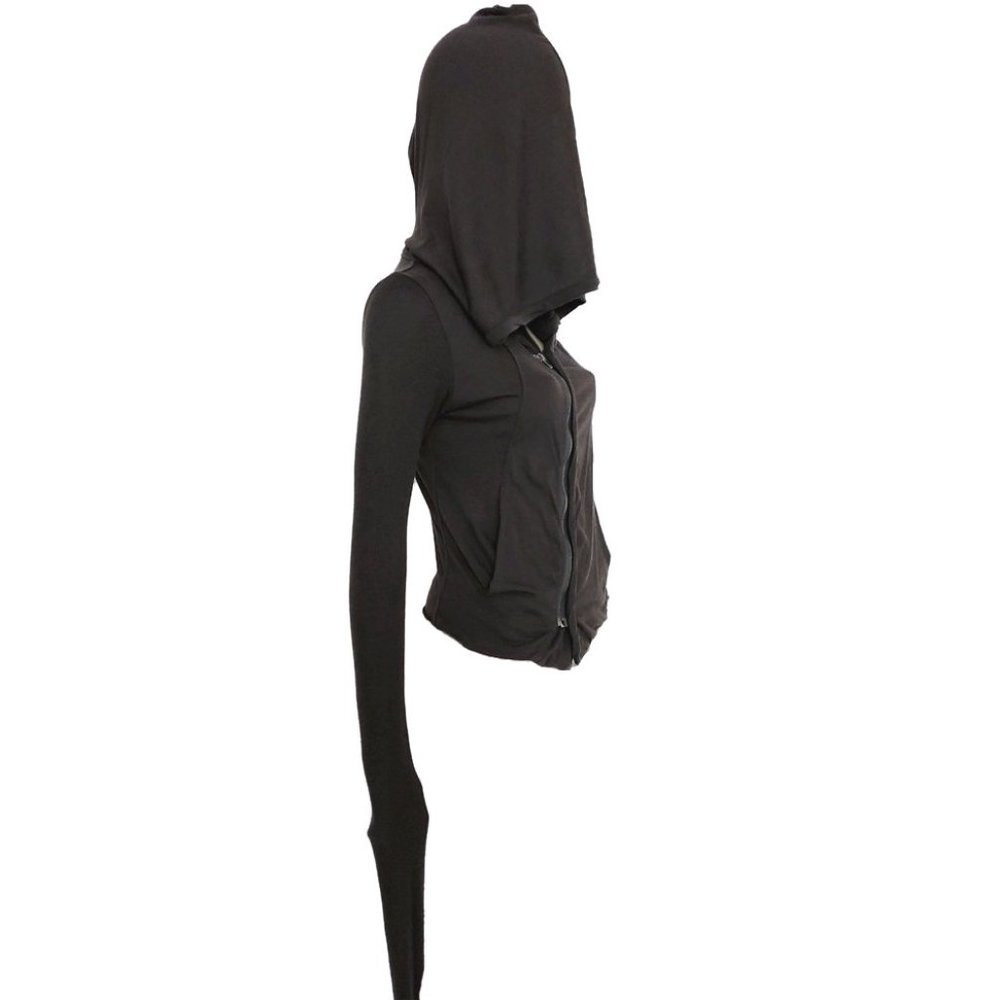 RICK OWENS LILIES ZIP FRONT HOODIE LUXE HOOD - Picture 8 of 12